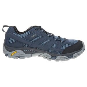 Merrell MOAB 2 GTX Mens Sz 10 Gore-Tex Waterproof Navy Running Hiking Shoes NEW